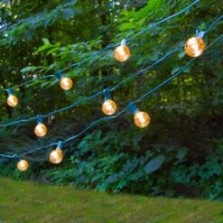 25 Ft. 25-Light Gold Mercury Globe String Lights 6 25 Ft. 25-Light Gold Mercury Globe String Lights -Northlight Shop lumabase christmas novelty lights 36301 e1 1000