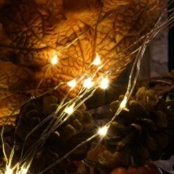 100-Light Bulbs LED Warm White Battery Operated Multi-Strand Fairy String Lights (Set Of 2) -Northlight Shop lumabase christmas novelty lights 58602 44 1000