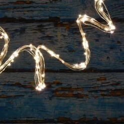 100-Light Bulbs LED Warm White Battery Operated Multi-Strand Fairy String Lights (Set Of 2) -Northlight Shop lumabase christmas novelty lights 58602 76 1000