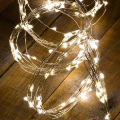 100-Light Bulbs LED Warm White Battery Operated Multi-Strand Fairy String Lights (Set Of 2) -Northlight Shop lumabase christmas novelty lights 58602 fa 1000