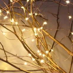 100 LED Bulbs Warm White Copper Multi-Strand Fairy String Lights Battery Operated (Set Of 2) 11 100 LED Bulbs Warm White Copper Multi-Strand Fairy String Lights Battery Operated (Set Of 2) -Northlight Shop lumabase christmas novelty lights 58702 44 1000