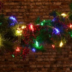 100-Light LED Battery Operated Multi-Color Multi-Strand Fairy String Lights (Set Of 2) 12 100-Light LED Battery Operated Multi-Color Multi-Strand Fairy String Lights (Set Of 2) -Northlight Shop lumabase christmas novelty lights 58802 1f 1000
