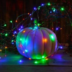 100-Light LED Battery Operated Multi-Color Multi-Strand Fairy String Lights (Set Of 2) 13 100-Light LED Battery Operated Multi-Color Multi-Strand Fairy String Lights (Set Of 2) -Northlight Shop lumabase christmas novelty lights 58802 44 1000