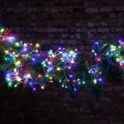 100-Light Battery Operated Multi-Color Firecracker Fairy LED String Lights (Set Of 2) 8 100-Light Battery Operated Multi-Color Firecracker Fairy LED String Lights (Set Of 2) -Northlight Shop lumabase christmas novelty lights 66302 1f 1000