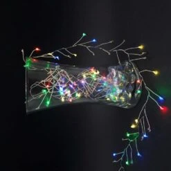 100-Light Battery Operated Multi-Color Firecracker Fairy LED String Lights (Set Of 2) 9 100-Light Battery Operated Multi-Color Firecracker Fairy LED String Lights (Set Of 2) -Northlight Shop lumabase christmas novelty lights 66302 44 1000