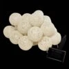 20-Light Warm White Solar Cotton Globe Lights (1-Pack) 4 20-Light Warm White Solar Cotton Globe Lights (1-Pack) -Northlight Shop lumabase christmas novelty lights 73901 64 1000
