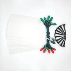 Red And Green Light Electric Luminaria Kit (10-Count String) -Northlight Shop lumabase christmas pathway lights 34010 1f 1000