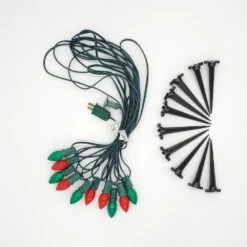 Red And Green Pathway Lights (10-Count) 8 Red And Green Pathway Lights (10-Count) -Northlight Shop lumabase christmas pathway lights 61110 4f 1000