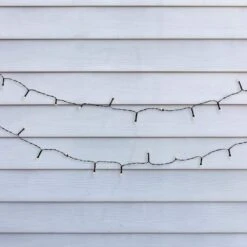 50-Light 13 Ft. 8 In. White Lights Solar String Light -Northlight Shop lumabase christmas rope lights 37701 4f 1000