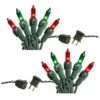 200-Light Red And Green Mini String Light