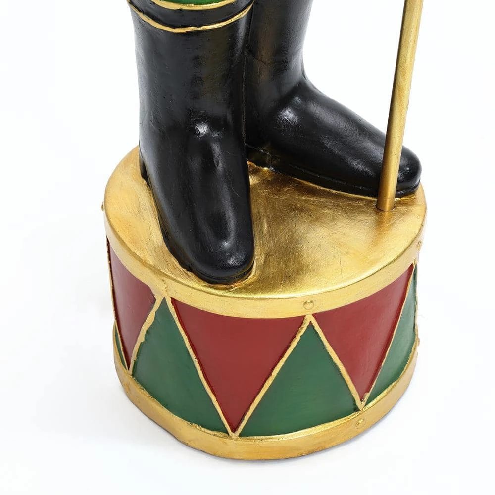 24.8 In. H Red Christmas Nutcracker King With Lights 3 24.8 In. H Red Christmas Nutcracker King With Lights - Image 3