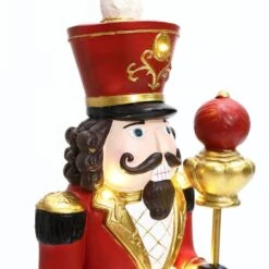 24.8 In. H Red Christmas Nutcracker King With Lights 17 24.8 In. H Red Christmas Nutcracker King With Lights -Northlight Shop luxenhome christmas figurines whhd2134 s fa 1000