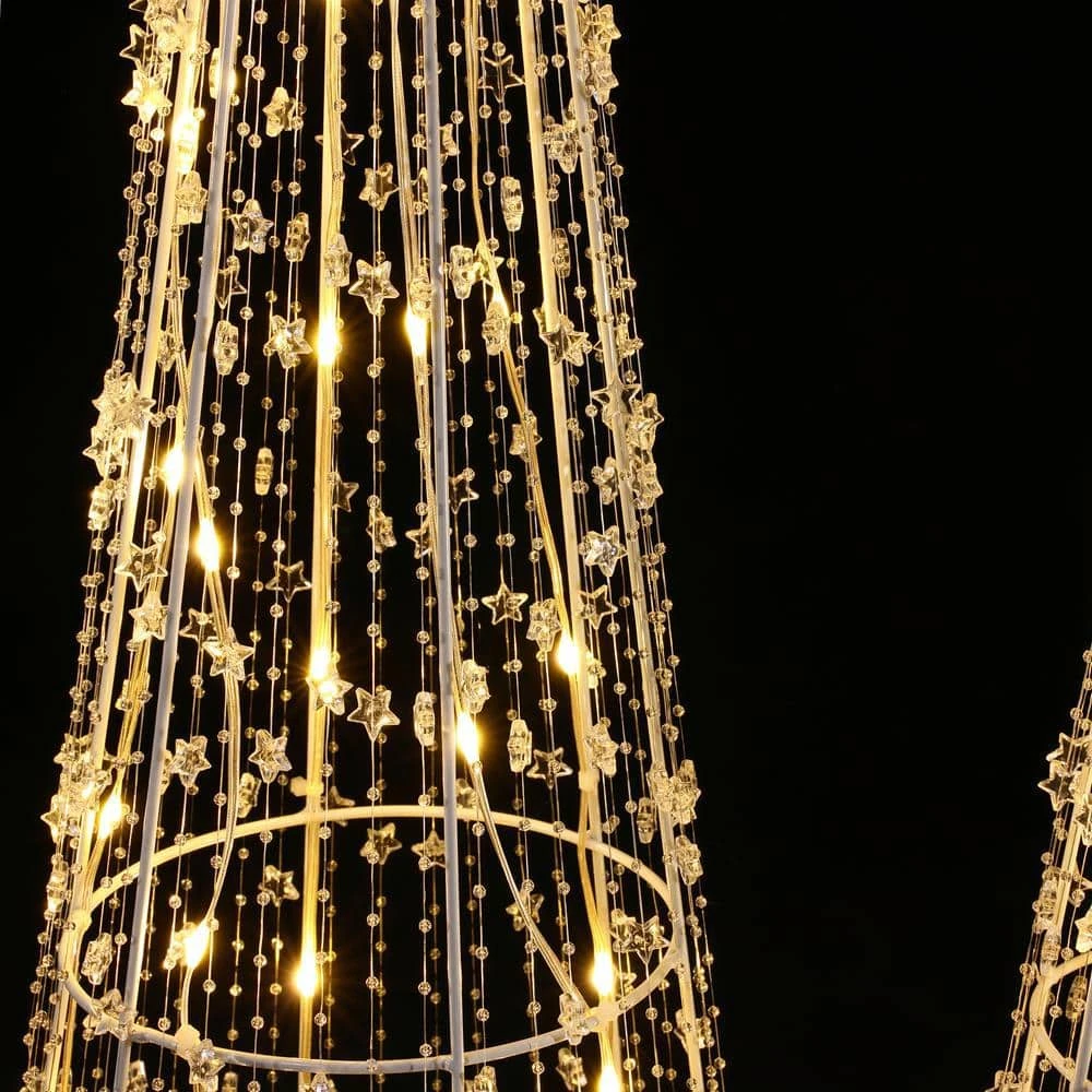 31.9 In. H Indoor And Outdoor Trees Holiday Christmas Decoration With Lights (Set Of 3) 7 31.9 In. H Indoor And Outdoor Trees Holiday Christmas Decoration With Lights (Set Of 3) - Image 7