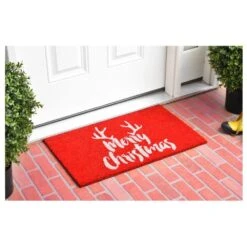 Christmas Antlers Doormat 24 X 36 -Northlight Shop multi calloway mills christmas doormats 101742436 4f 1000