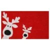 Peeking Reindeer Doormat, 24" X 36" 11 Peeking Reindeer Doormat, 24" X 36" -Northlight Shop multi calloway mills christmas doormats 101802436 64 1000