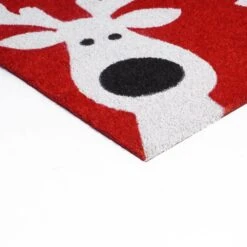 Peeking Reindeer Doormat, 24" X 36" -Northlight Shop multi calloway mills christmas doormats 101802436 c3 1000