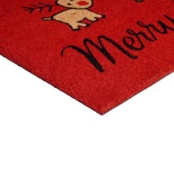 Merry Christmas Deer Doormat 24" X 36" -Northlight Shop multi calloway mills christmas doormats 107312436 c3 1000