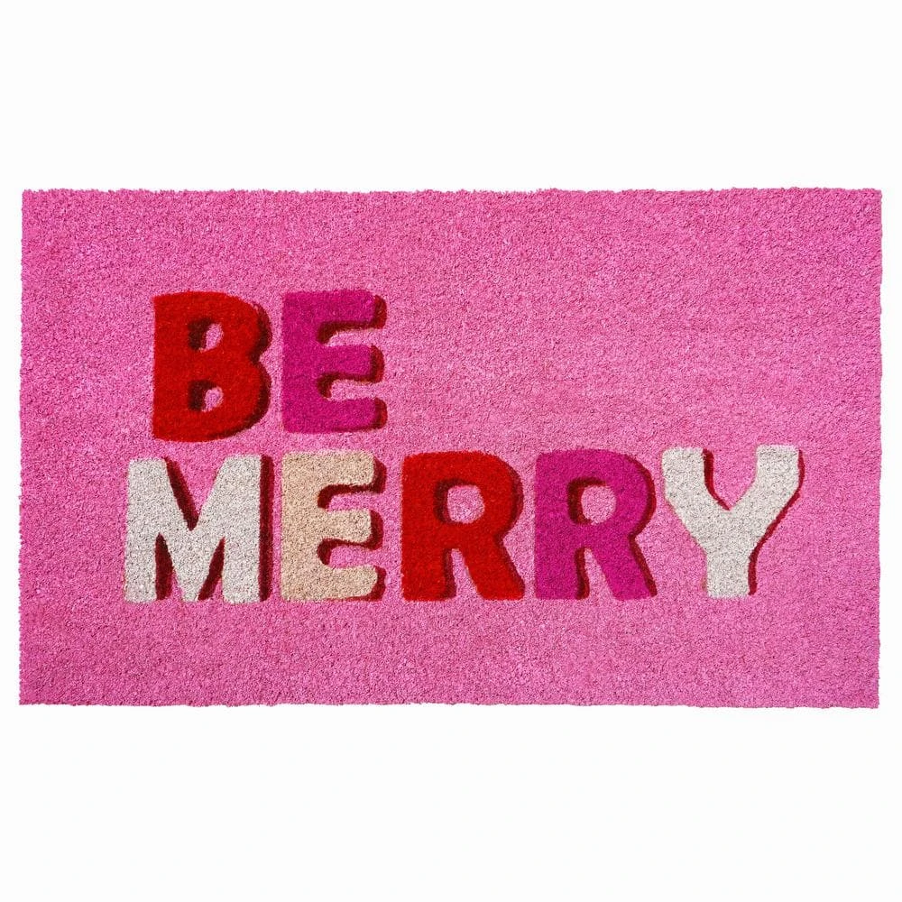 Be Merry Doormat 17" X 29" 1 Be Merry Doormat 17" X 29"