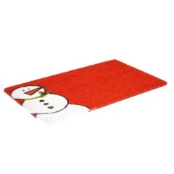 Red Winter Snowman Doormat 17" X 29" -Northlight Shop multi calloway mills christmas doormats 107581729 4f 1000