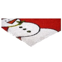 Red Winter Snowman Doormat 17" X 29" -Northlight Shop multi calloway mills christmas doormats 107581729 c3 1000