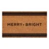 French Stripe Merry + Bright 17 In. X 29 In. Door Mat -Northlight Shop multi calloway mills christmas doormats 109041729 64 1000