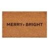 Ultra Modern Merry & Bright Doormat 24" X 36" -Northlight Shop multi calloway mills christmas doormats 109122436 64 1000