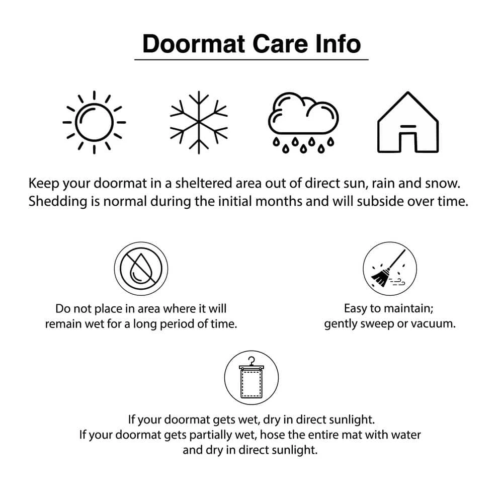 Be Merry Red Doormat 24" X 36" 5 Be Merry Red Doormat 24" X 36" - Image 5