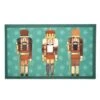 Crumb Rubber Nutcrackers 18 In. X 30 In. Recycled Rubber Door Mat -Northlight Shop multi christmas doormats strb 15800 12 64 1000