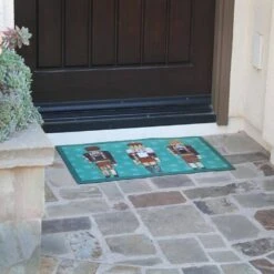 Crumb Rubber Nutcrackers 18 In. X 30 In. Recycled Rubber Door Mat -Northlight Shop multi christmas doormats strb 15800 12 c3 1000