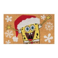 Nickelodeon Spongebob Santa/Joy 20 In. X 34 In. Coir Door Mat (2-Pack) 12 Nickelodeon Spongebob Santa/Joy 20 In. X 34 In. Coir Door Mat (2-Pack) -Northlight Shop multi colored nickelodeon christmas doormats 80011 4f 1000