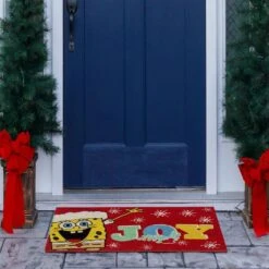 Nickelodeon Spongebob Santa/Joy 20 In. X 34 In. Coir Door Mat (2-Pack) 15 Nickelodeon Spongebob Santa/Joy 20 In. X 34 In. Coir Door Mat (2-Pack) -Northlight Shop multi colored nickelodeon christmas doormats 80011 fa 1000