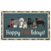 Home Accents Holiday Happy Pawlidays Supreme Entry 18 In. X 30 In. Holiday Door Mat 10 Home Accents Holiday Happy Pawlidays Supreme Entry 18 In. X 30 In. Holiday Door Mat -Northlight Shop multi home accents holiday christmas doormats 837167 64 1000