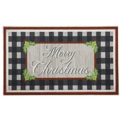 Home Accents Holiday Holiday Tradition Supreme Entry 18 In. X 30 In. Holiday Door Mat
