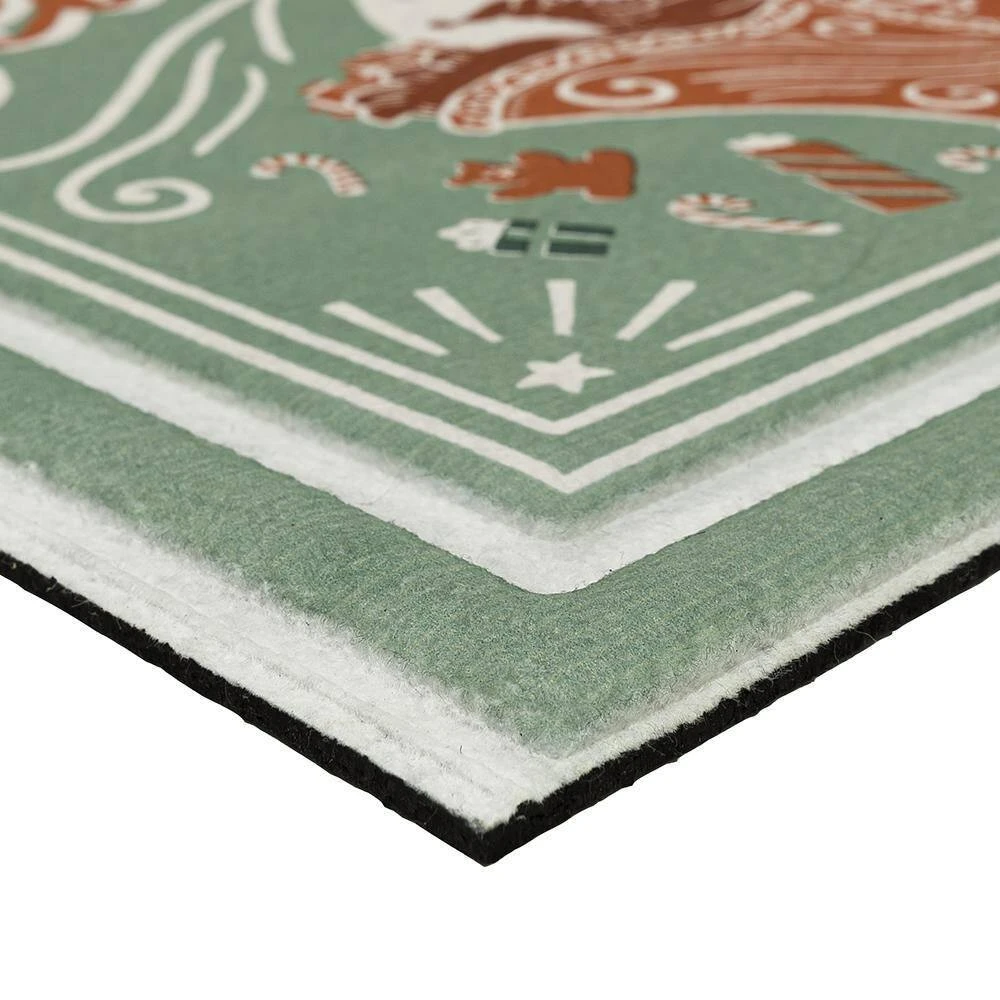 Home Accents Holiday Season To Be Jolly Supreme Entry 18 In. X 30 In. Holiday Door Mat 4 Home Accents Holiday Season To Be Jolly Supreme Entry 18 In. X 30 In. Holiday Door Mat - Image 4