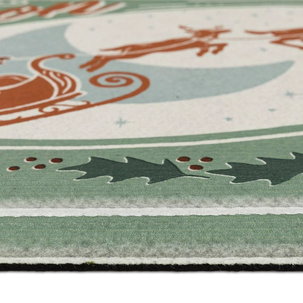 Home Accents Holiday Season To Be Jolly Supreme Entry 18 In. X 30 In. Holiday Door Mat 3 Home Accents Holiday Season To Be Jolly Supreme Entry 18 In. X 30 In. Holiday Door Mat - Image 3