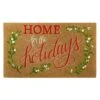 Home Accents Holiday Holiday Home Faux Coir 18 In. X 30 In. Holiday Door Mat
