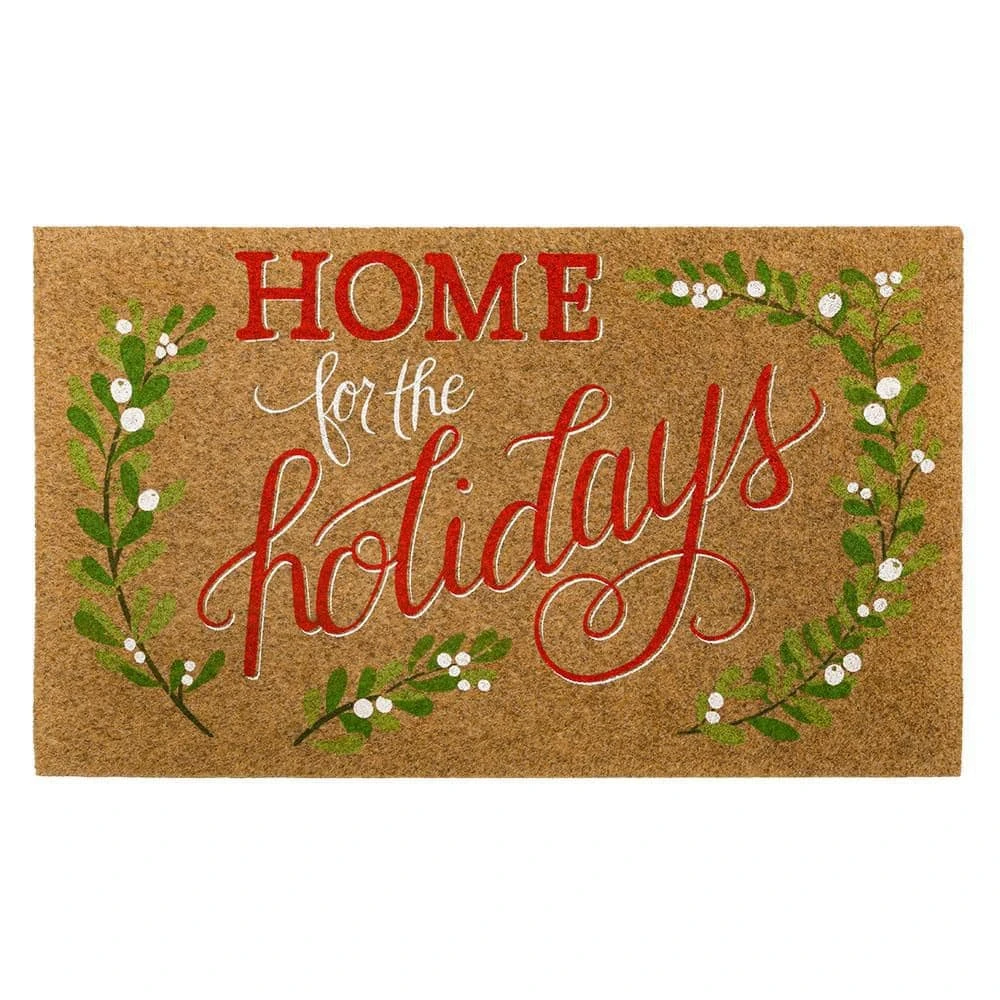 Home Accents Holiday Holiday Home Faux Coir 18 In. X 30 In. Holiday Door Mat 1 Home Accents Holiday Holiday Home Faux Coir 18 In. X 30 In. Holiday Door Mat