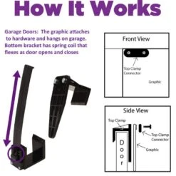 7 Ft. X 8 Ft. Snowman Christmas-Outdoor Holiday 2-Car Split Garage Door Decor Mural For Split Car Garage, 2-Graphic Kit -Northlight Shop my door decor christmas garage door decorations 285901xmas 002 44 1000