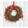 7 Ft. X 8 Ft. Christmas Wreath-Christmas Garage Door Decor Mural For Split Car Garage -Northlight Shop my door decor christmas garage door decorations 285901xmas 029 64 1000