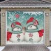 7 Ft. X 8 Ft. Christmas Snowmen And Gifts Holiday Garage Door Decor Mural For Single Car Garage -Northlight Shop my door decor christmas garage door decorations 285903xmas 002 64 1000