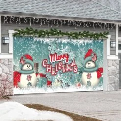 7 Ft. X 16 Ft. Snowman Merry Christmas-Outdoor Christmas Holiday Garage Door Banner Decor 9 7 Ft. X 16 Ft. Snowman Merry Christmas-Outdoor Christmas Holiday Garage Door Banner Decor -Northlight Shop my door decor christmas garage door decorations 285905xmas 001 1f 1000