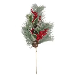28 In. Berry Pine Plastic Centerpiece