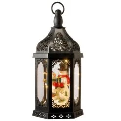 15 In. Lighted Holiday Lantern