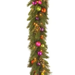 6 Ft. X 16 In. Kaleidoscope Garland With 50 Warm White LED Battery Operated Lights