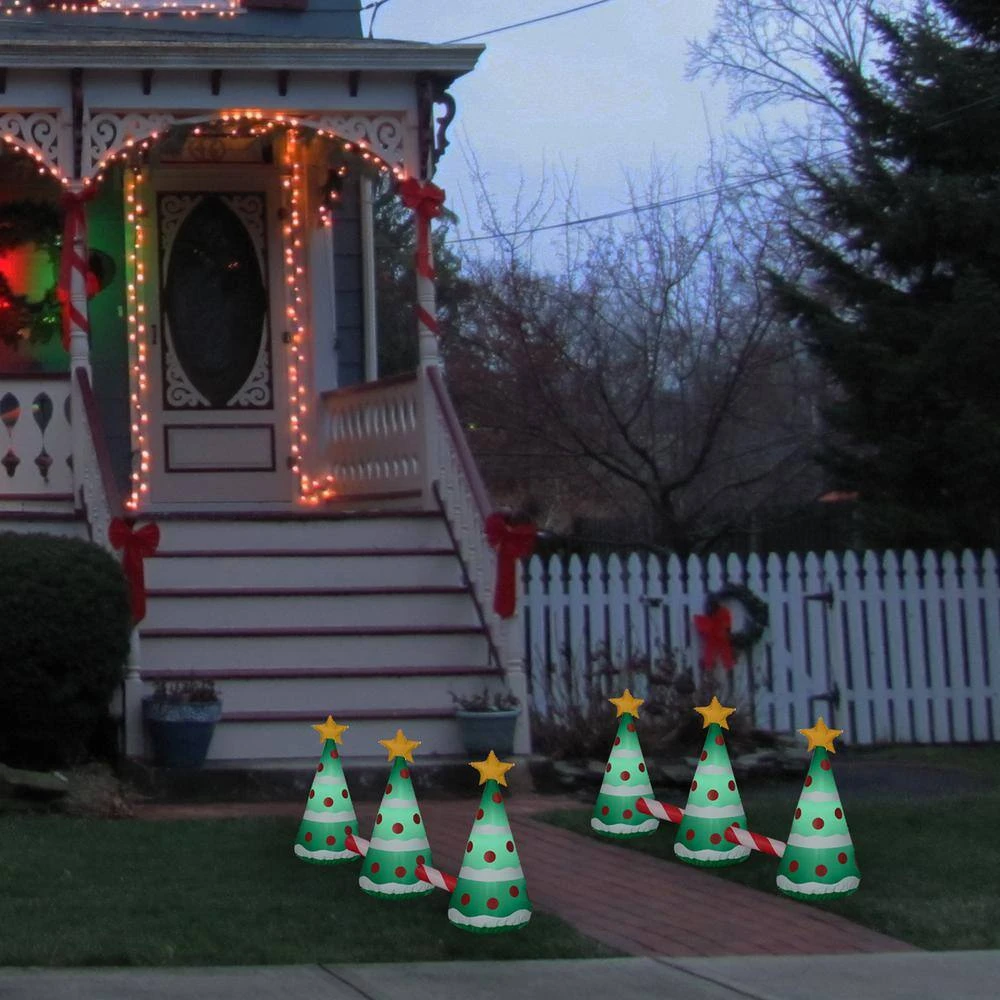 2 Ft. Inflatable Animated Pathway Trees 2 2 Ft. Inflatable Animated Pathway Trees - Image 2