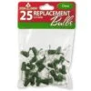 Clear Replacement Bulbs (25-Count) -Northlight Shop national tree company christmas light bulbs rbg 25c 64 1000
