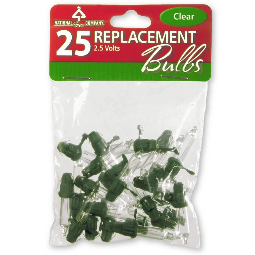 Clear Replacement Bulbs (25-Count) 1 Clear Replacement Bulbs (25-Count)