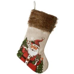 21 In. Rural Homestead Santa Stocking