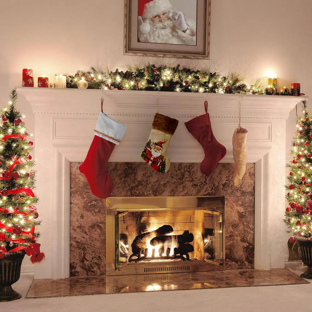 21 In. Rural Homestead Santa Stocking 2 21 In. Rural Homestead Santa Stocking - Image 2