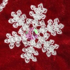 18 In. Red Christmas Stocking With Snowflakes -Northlight Shop national tree company christmas stockings rac w2088010s 1 4f 1000